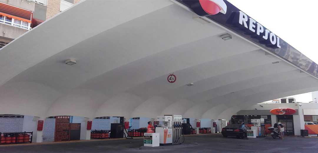 Refuerzo estructural Gasolinera Alaska, Málaga